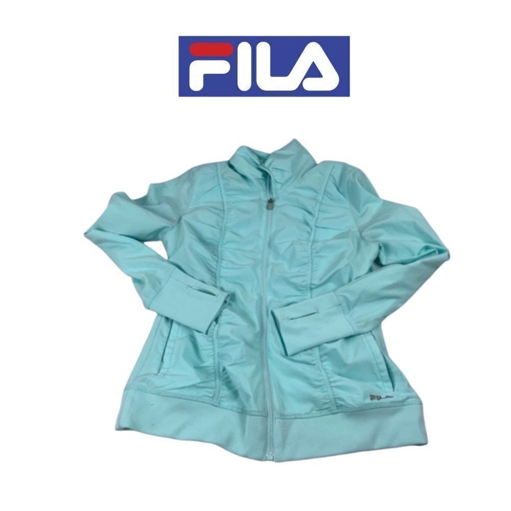 Fila Blue Athletic Jacket. Sz M